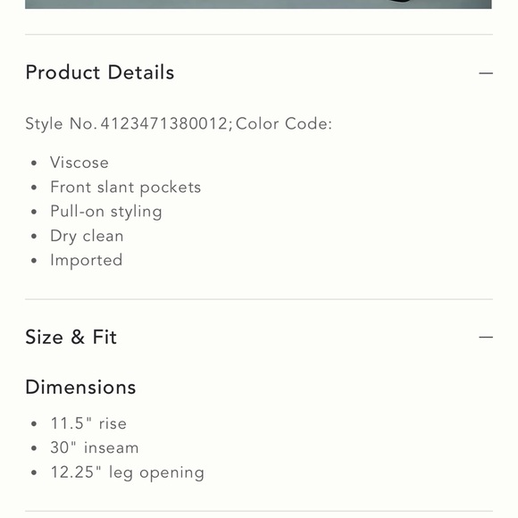 Ranna Gill Satin Pants NWT - Picture 8 of 8